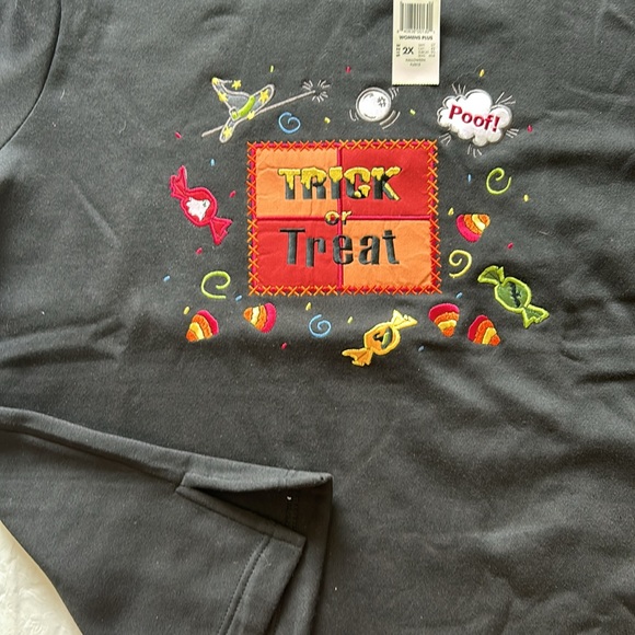 Holiday Editions Halloween Sweatshirt Size 2X - Picture 3 of 5